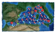 E4 イタリア半島沖